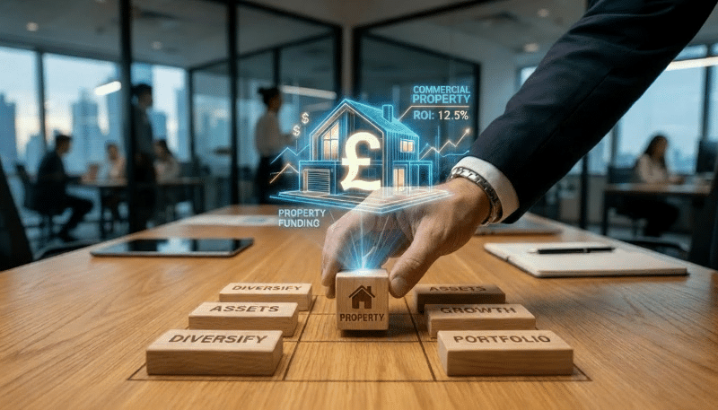 Business owner planning commercial property investment, representing the growth opportunities commercial re-financing can support