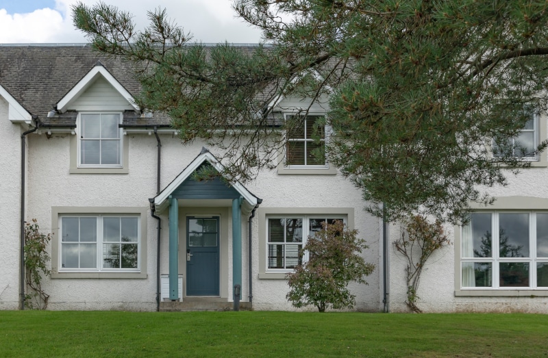 Scottish family home representing matrimonial property in divorce settlements